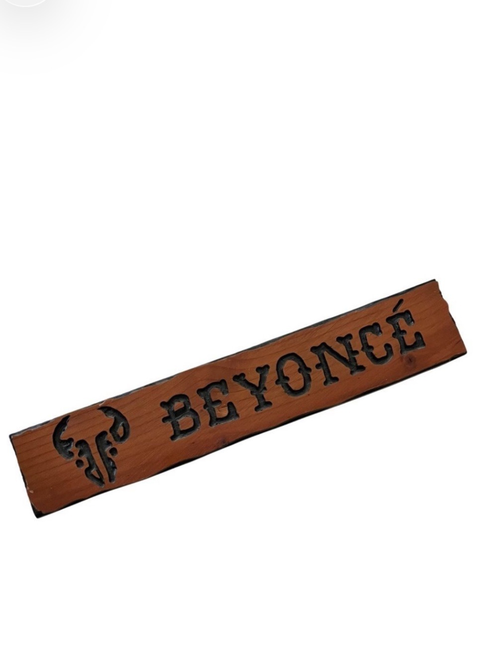 BEYONCÉ Wood Sign Laser Steerhead Cowboy Carter Fan Art BEYONCE